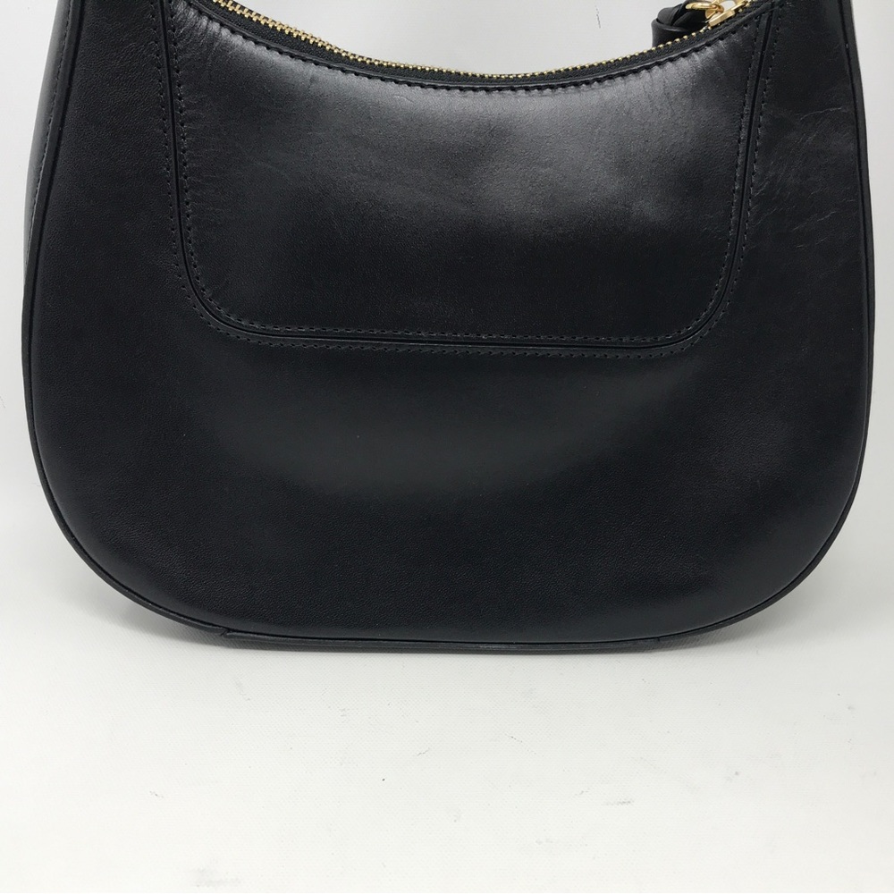 Loeffler Randall Greta Leather Shoulder Bag, Size M - Black/Gold Women's - Picture 12 of 16